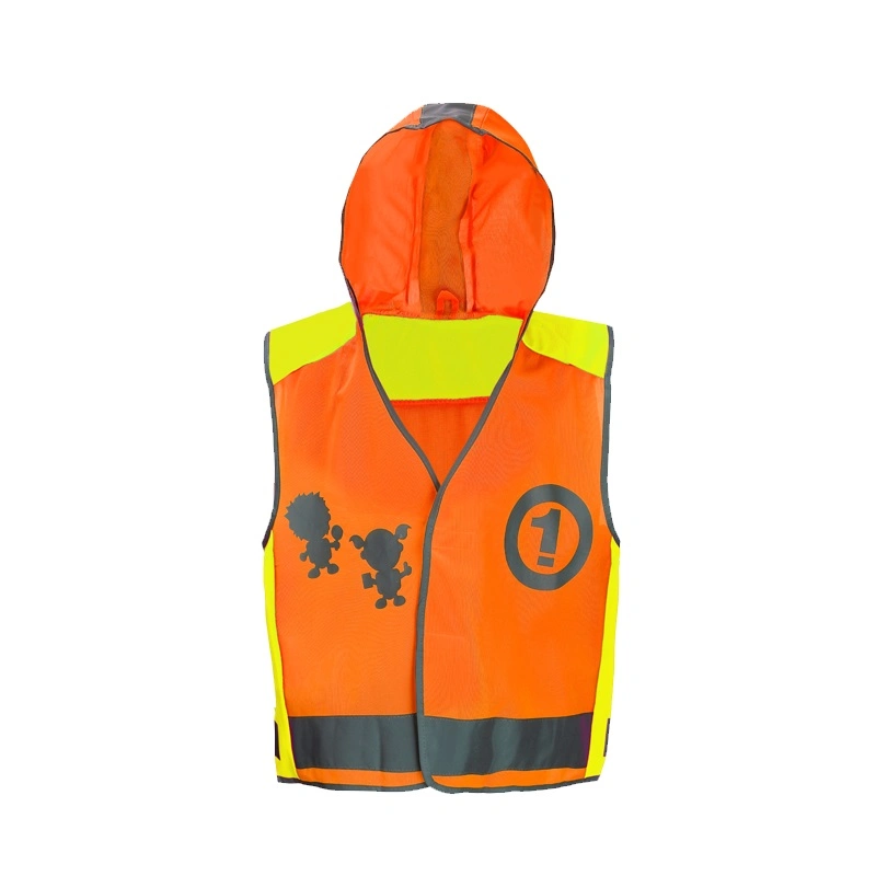 Les enfants Hi Viz gilet réfléchissant personnalisé d'usure uniforme de travail de sécurité