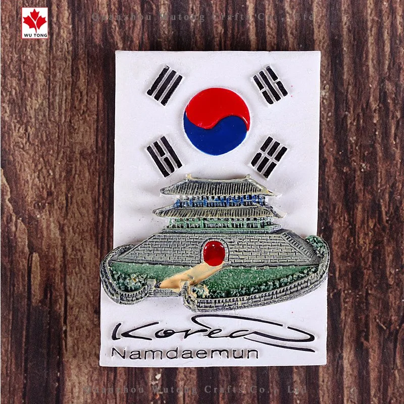 Custom Magnet Resin Crafts Tourist Souvenir Korean Scenery Food