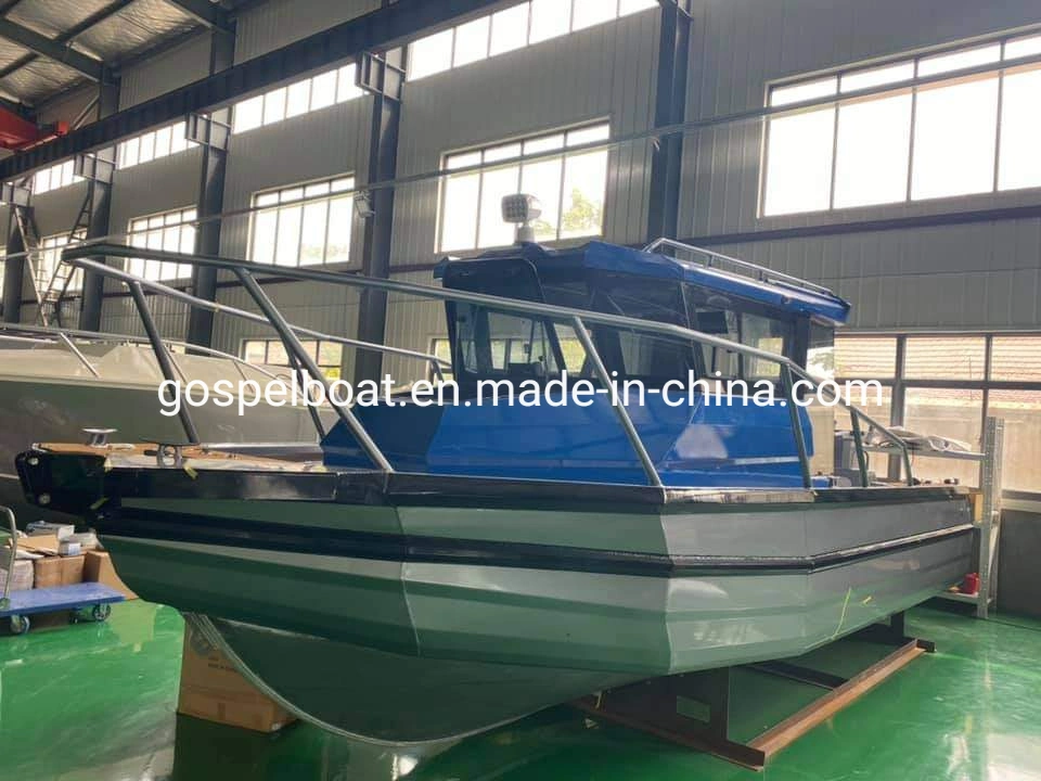 High Speed Aluminum Sport Boat/25FT Aluminium Boat with CE Certificate