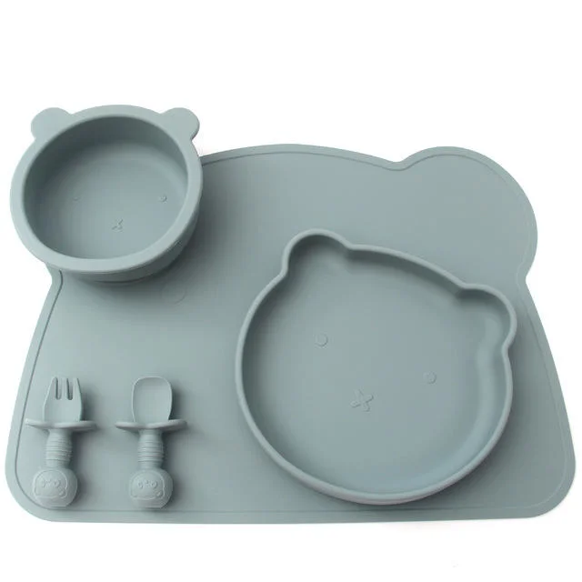 New Baby Products Trending Anti Skid Reusable Baby Feeding Tableware Supplies