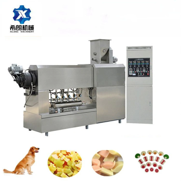 Pet Dog Cat Chew Snacks Dog Chews Dry Food Extruder Herstellung Von Maschinen Anlage Produktionslinie