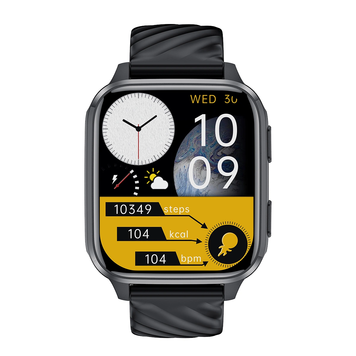 Colorful touch screen Smart watch with Blood glucose Heart rate for health monitoring FW12