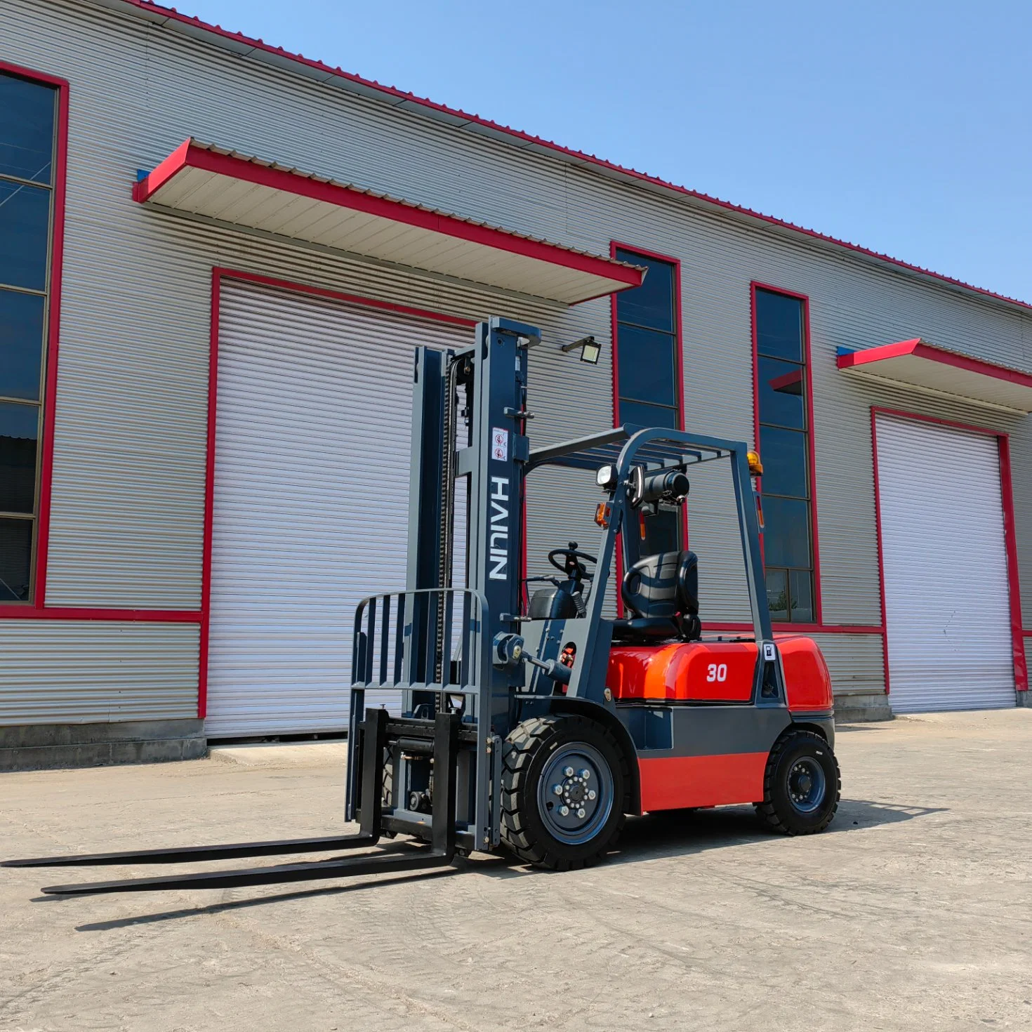 3t Diesel Forklift Truck Automatic Transmission Lifting Height 4.5 M Container Mast