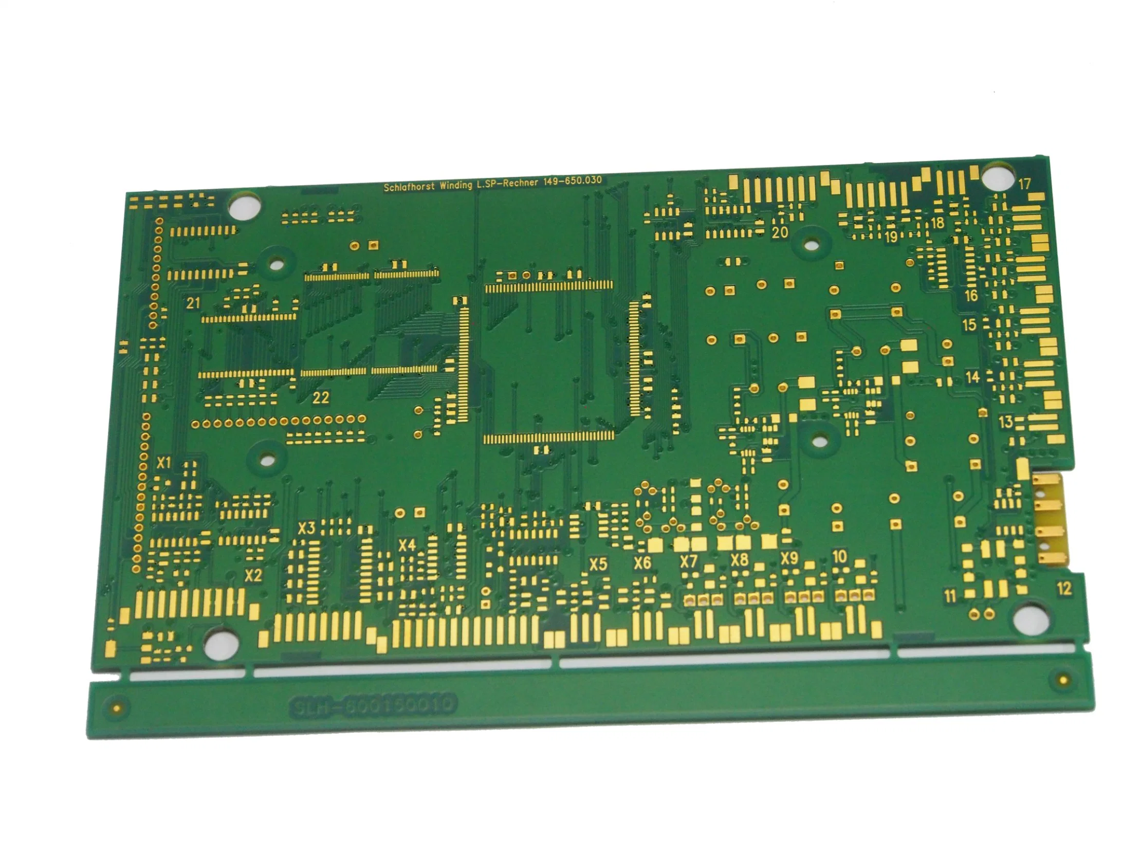 Multilayer 6 Layer Immersion Gold Printed Circuit Board, Elektronik PCB Herstellung und Montage