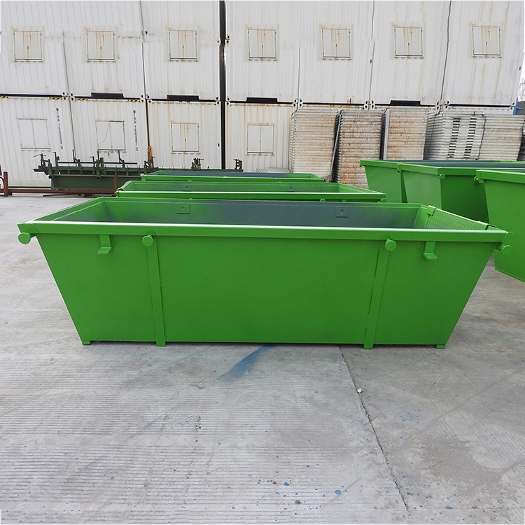 Small Dustbin Stainless Steel Waste 8m Skip Bin