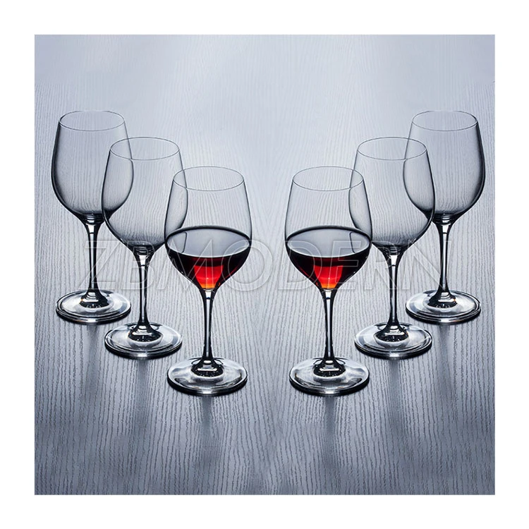 298tasse à vin rouge de luxe Set Home High-End carafe en verre de vin de création personnalisée de Crystal Set coupe haute épaissie pied