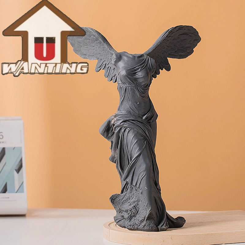 Greek Victory Goddess Home Crafts Standing Statues Wholesale/Supplier Indoor and Outdoor Decoration