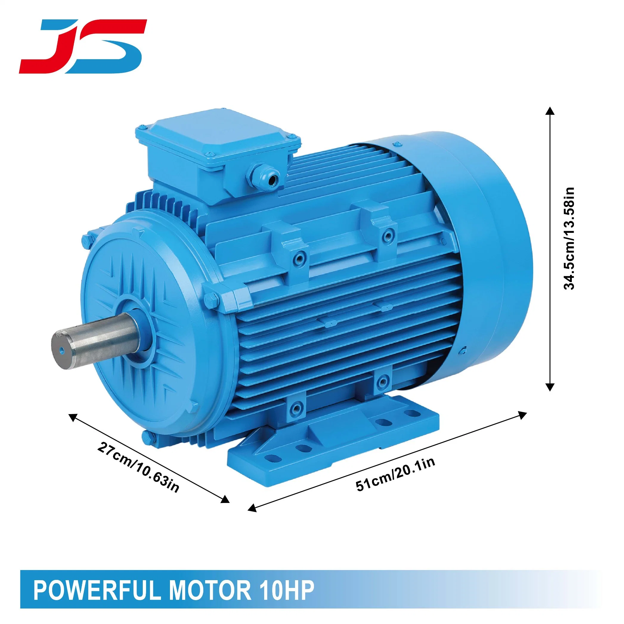 10HP Three Phase Electric Motor 2900rpm AC Fan Motor for Air Compressor