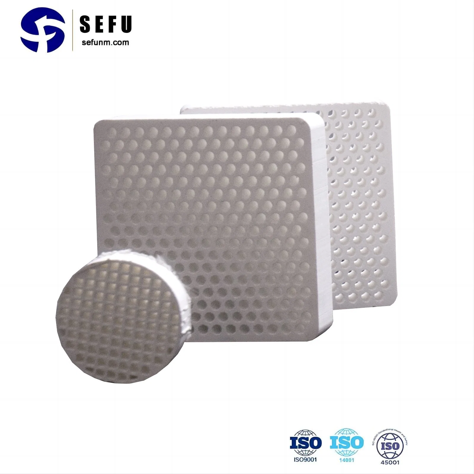 Photocatalyst Filter Factory Customized Nano TiO2 Cordierite Honeycomb Ceramic Filter for Purifier