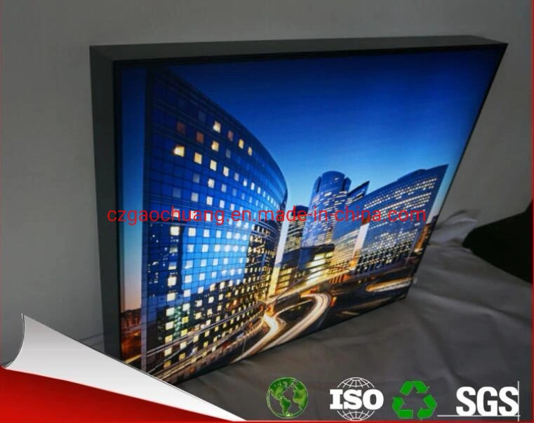 China Exhibition Factory Tension Fabric Reframe Seg Lightbox for Advertising