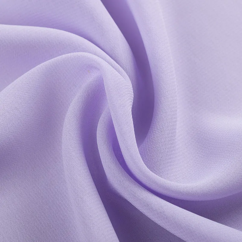 Wholesale/Supplier Chiffon Fabric 100% Polyester Fabric Silk Chiffon Fabric Textile Stock