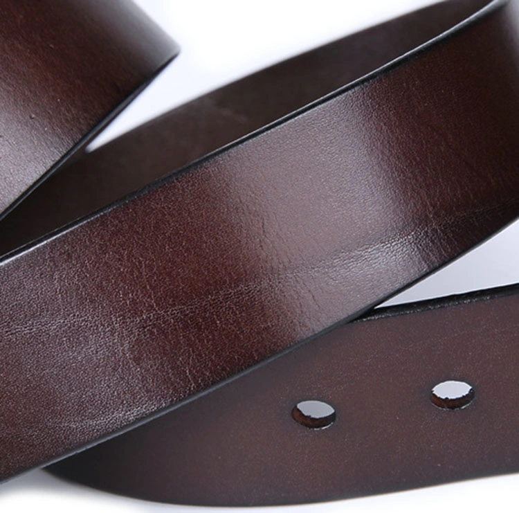 Factory OEM Design Cheap Price Mens Designer Brown Leather Belts