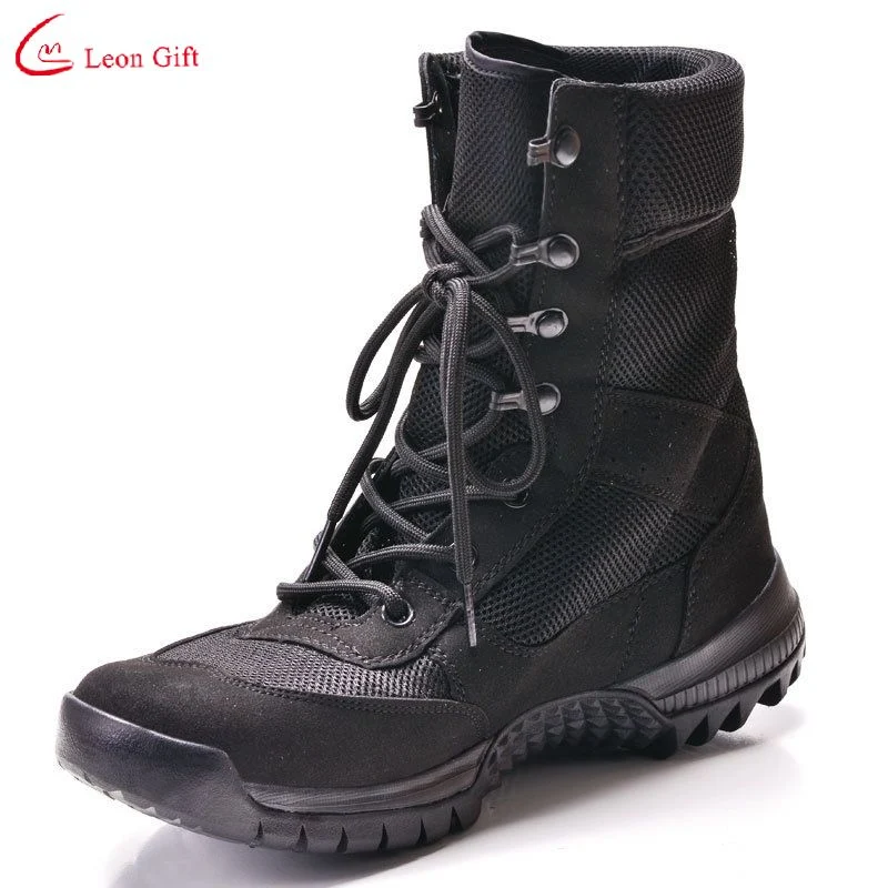 Custom Logo Combat High Top Tactical Outdoor Anti Slip Wear Widerstandsfähig Wandern Atmungsaktive Sportstiefel Arbeitsschutzschuhe