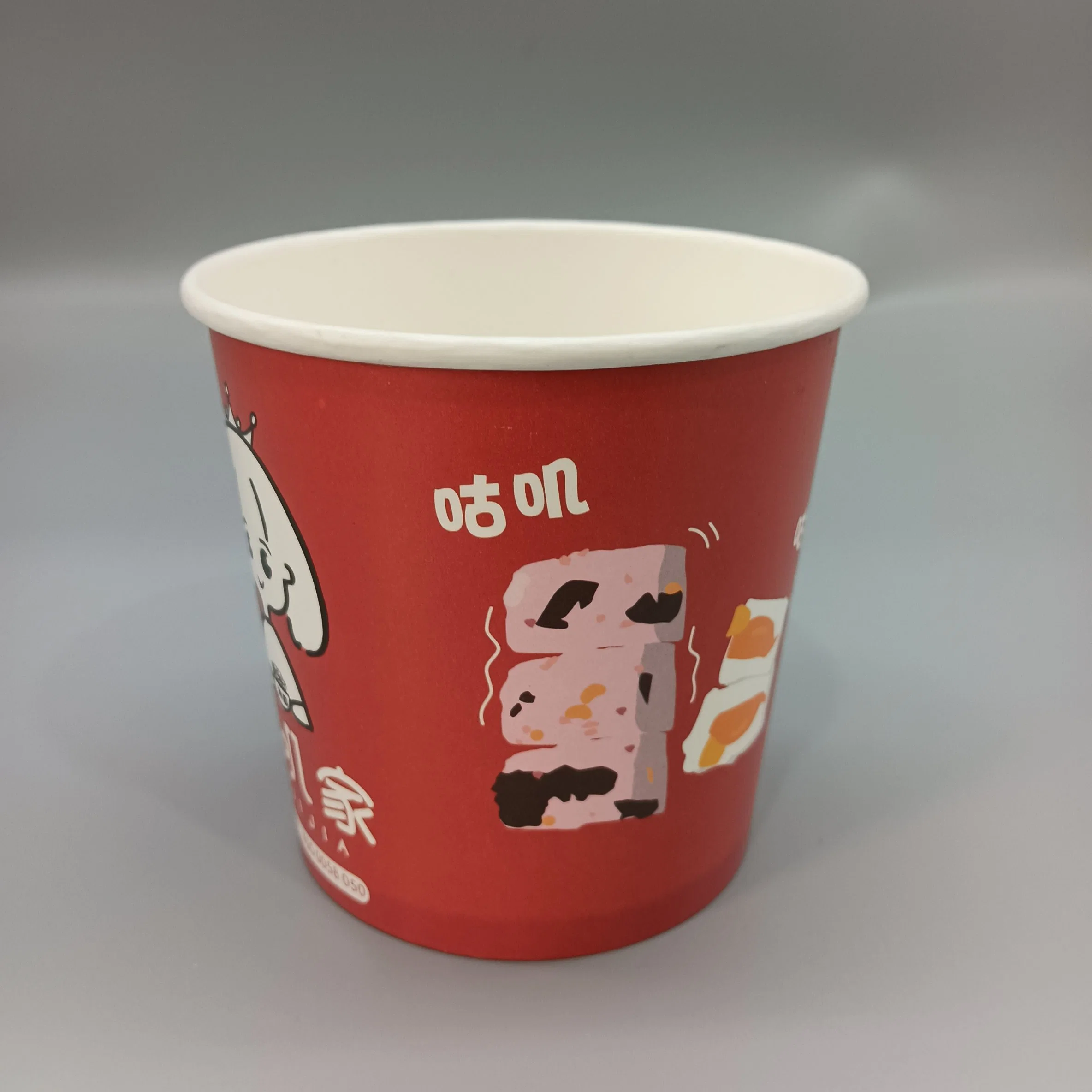 Leak-Proof Customize GSM PE Coated Food Paper Cup Fan