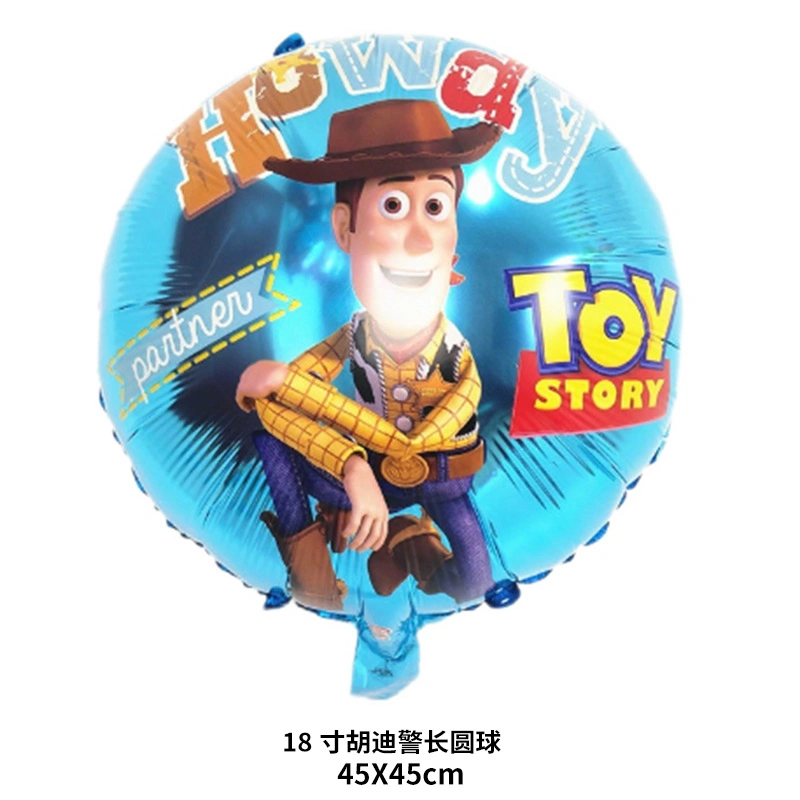 Toy Story 4 Products Cartoon Figures Figura Woody Buzz Light Year Inflatable Foil Helium Balloons for Party Supplies