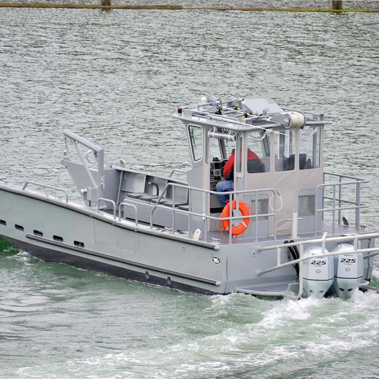 Kinocean 18FT Fisher Aluminium Offshore Catamaran Landing Craft Boats with Cab