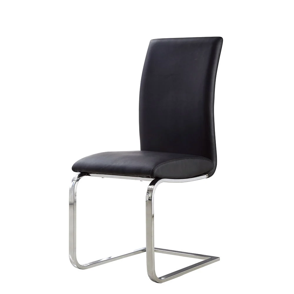 Restaurant Furniture PU Upholstered Metal Hotel Dining Chair