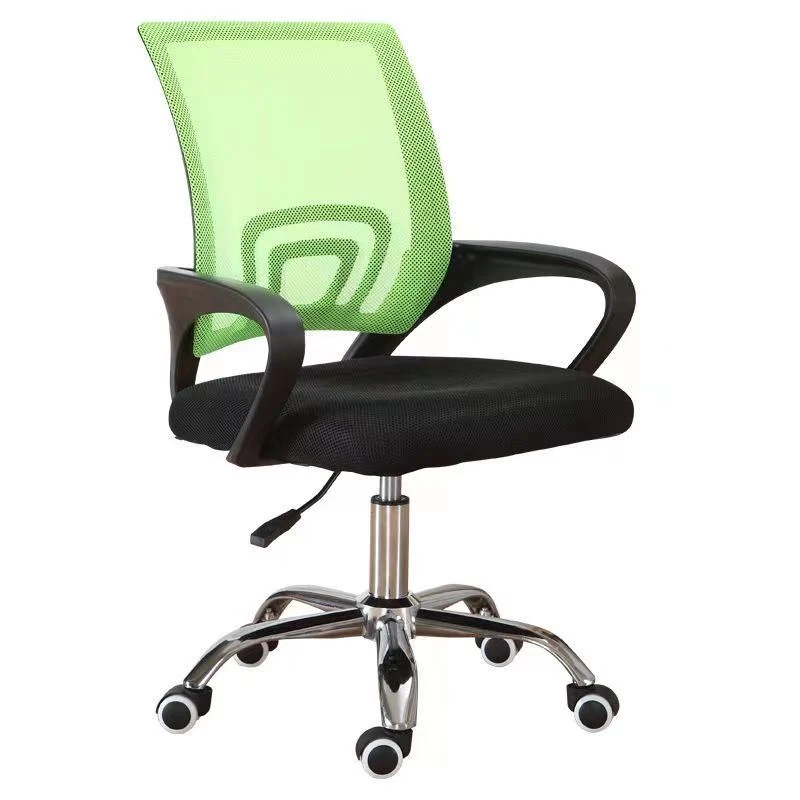 Factory OEM/ODM Industrial Modern Electroplating Metal Swivel Mesh Office Chair