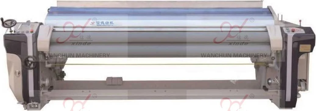 Wanchun Xdh828 عالية السرعة فوهة واحدة مزدوجة المياه جيت لووم ماكينة الرصف المصنوعة من البوليستر
