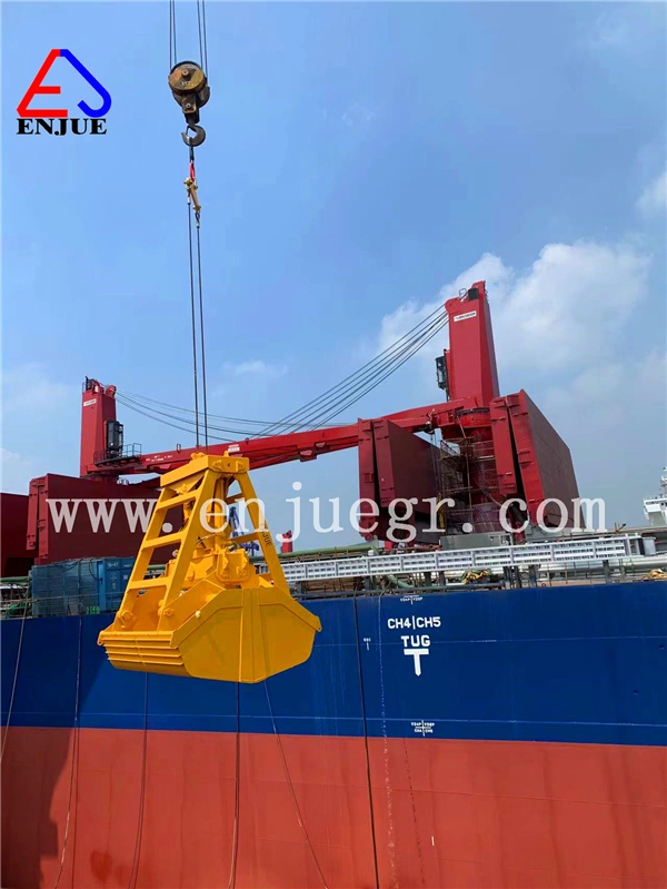 24t/12cbm Shanghai Enjue Marine / Barco Carga a Granel coge la cuchara para la mina de mineral de níquel de grano de fertilizante de carbón Suger