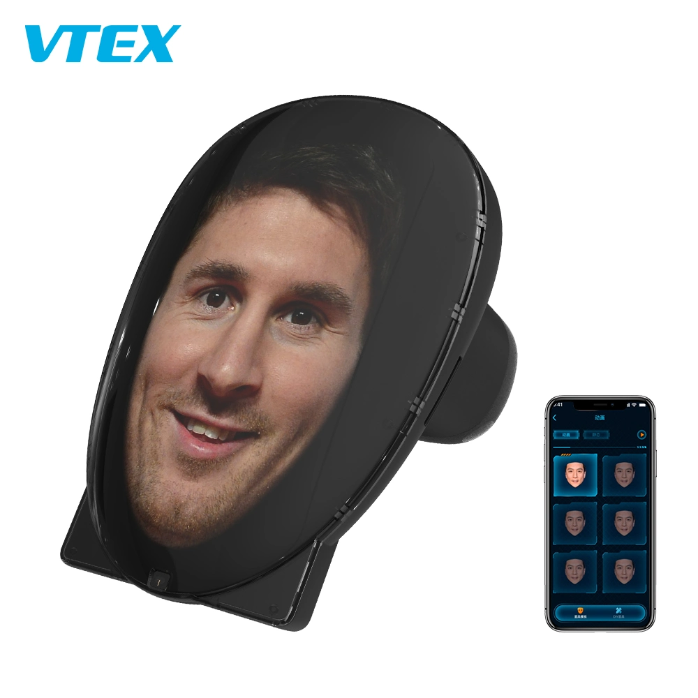 Gesture APP Control Battery Rechargeable Face Changing Facemask