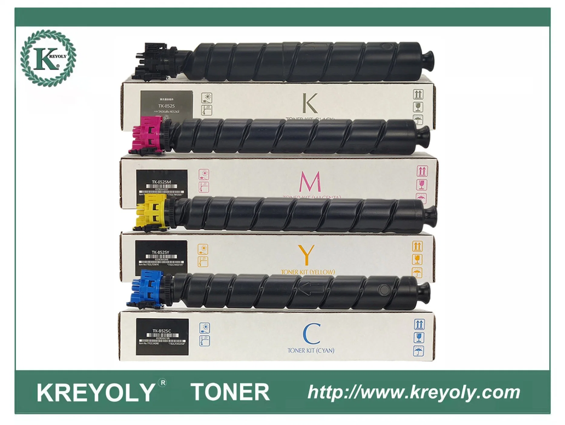 Compatible photocopier Toner TK-8525/TK-8527/TK-8529 for TASKalfa 3552ci 3553ci 4052ci 4053ci