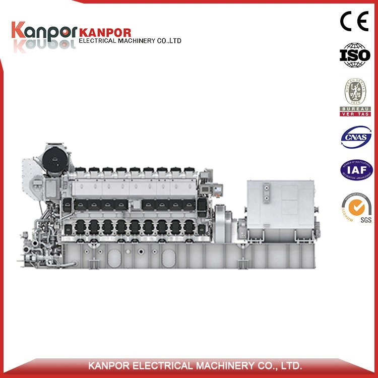 El hombre 515kw 0.5MW aceite combustible pesado (HFO) Conjunto de generación de energía