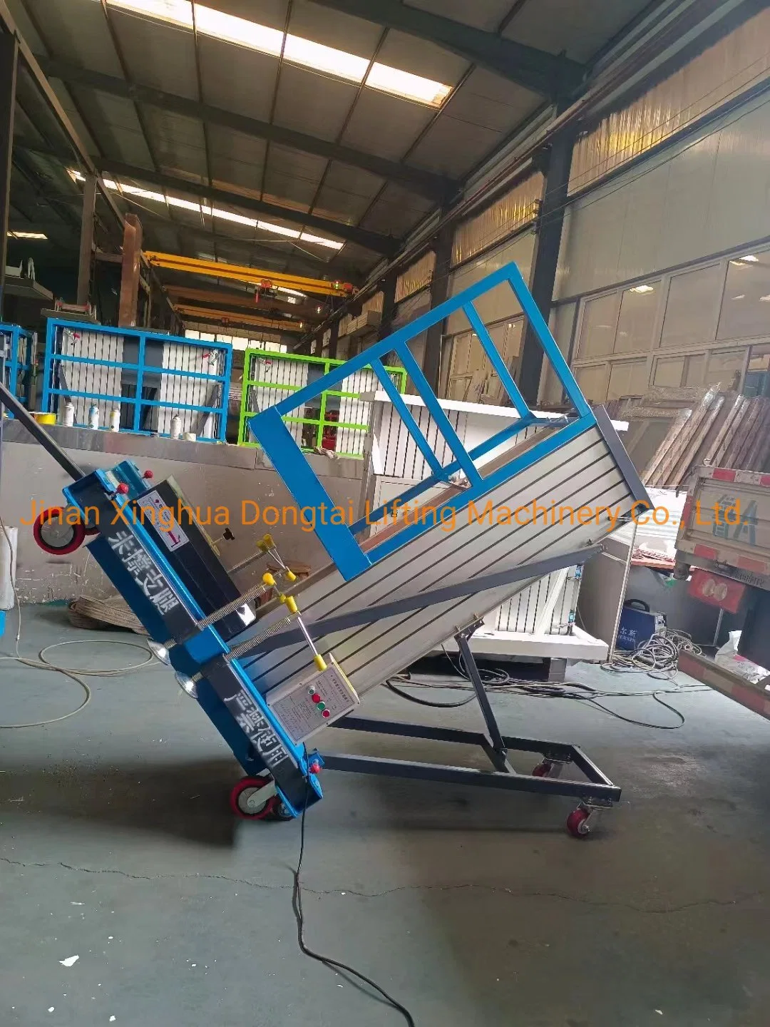 6m 8m 10m Ladders Aluminum Single Mast Lift Aluminum Lift Ladders