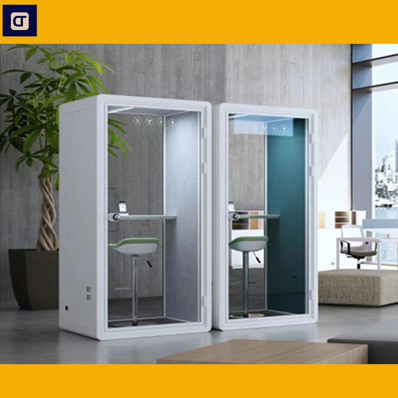 Acoustic Silence Sound Isolation Office Single Phone Booth Box for Video Meeting