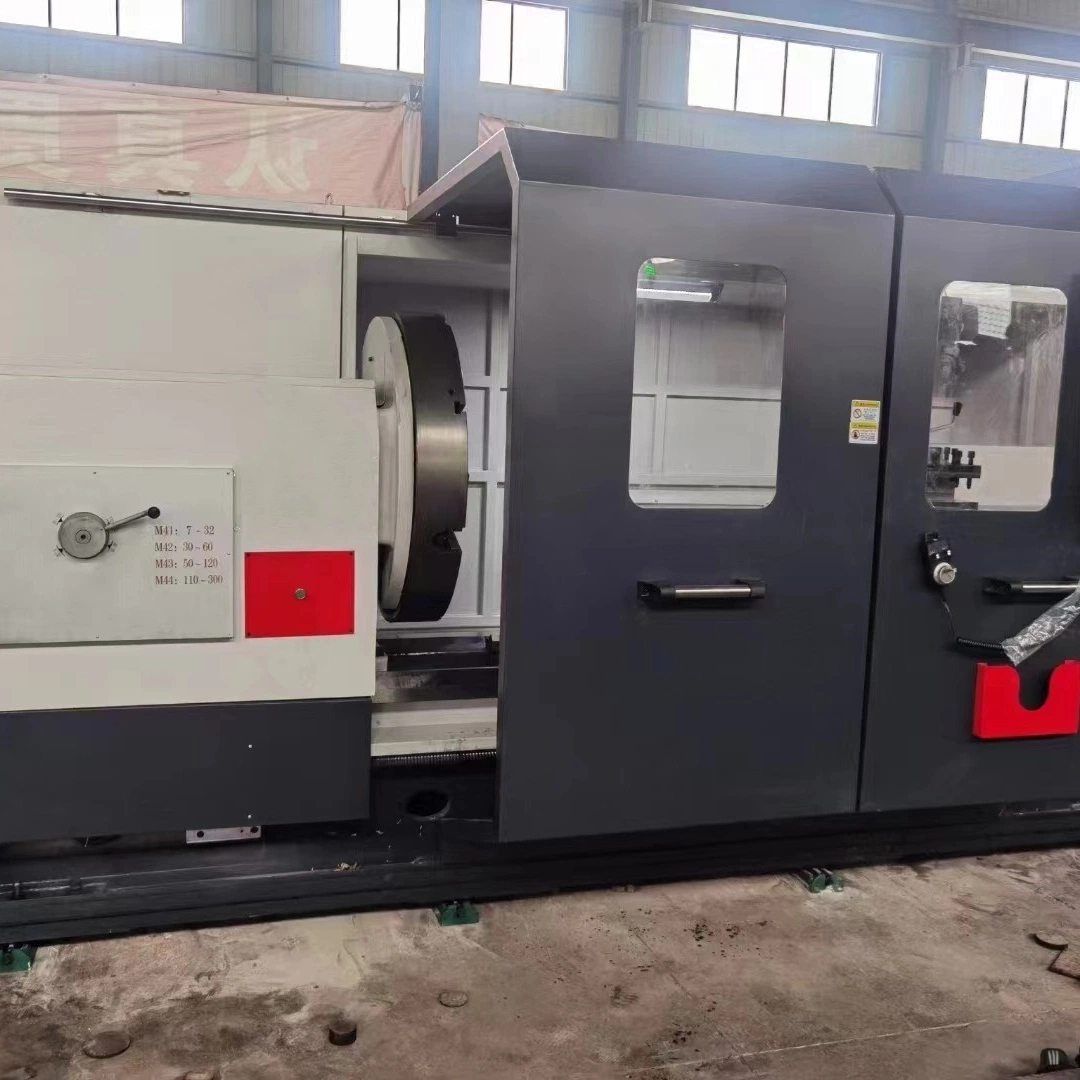 High Precision Flat Bed Cutting Horizontal CNC Lathe Machine