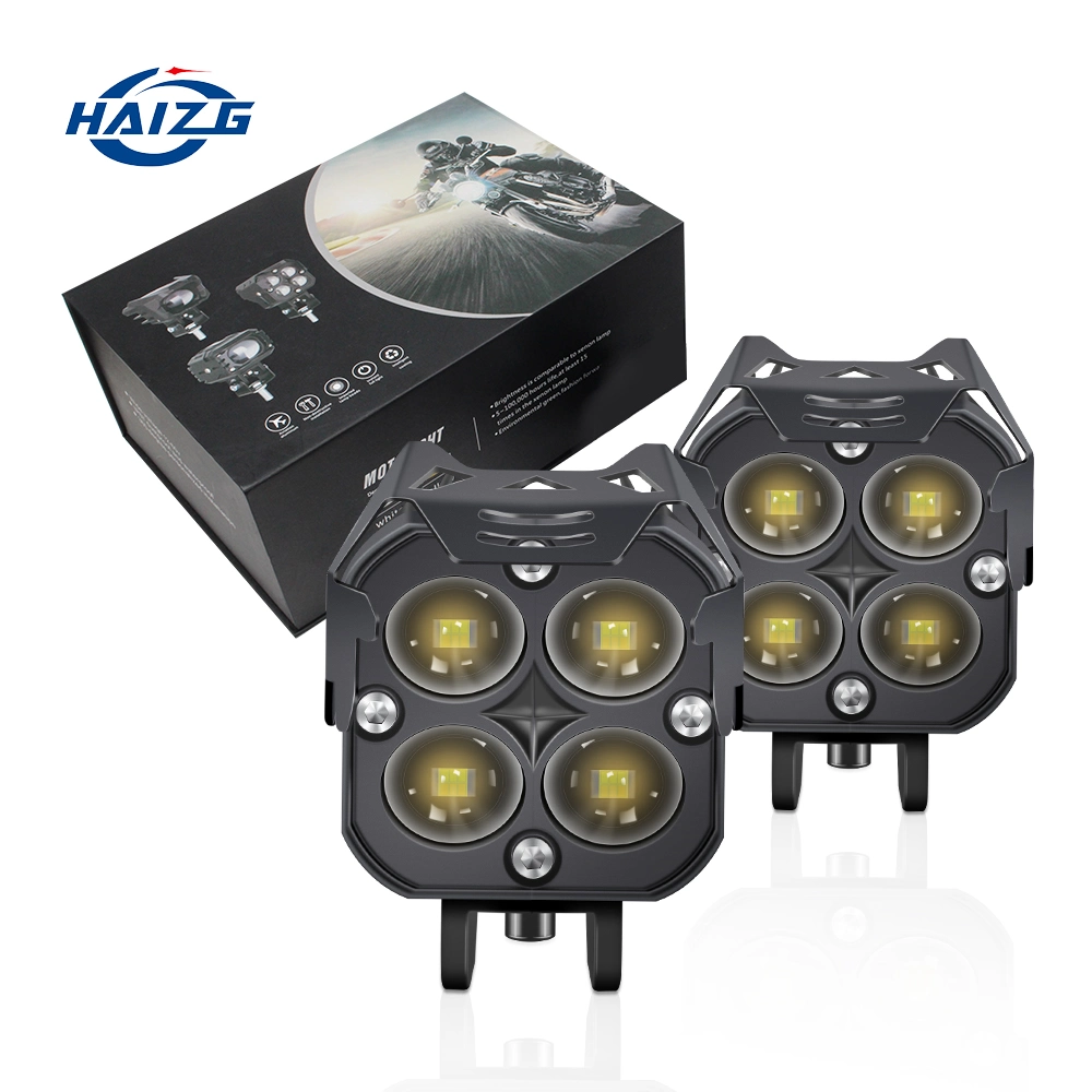 Haizg 12-80V Nueva luz LED de motocicleta 50W Ultra Bright Auto Iluminación