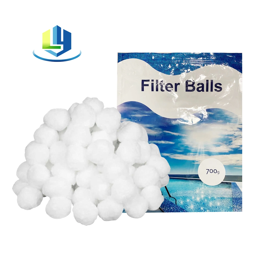 Filter Balls for Crystal Clear Water in The Pool Environmentally Friendly Replacement for Quartz Sand and Filter Glass