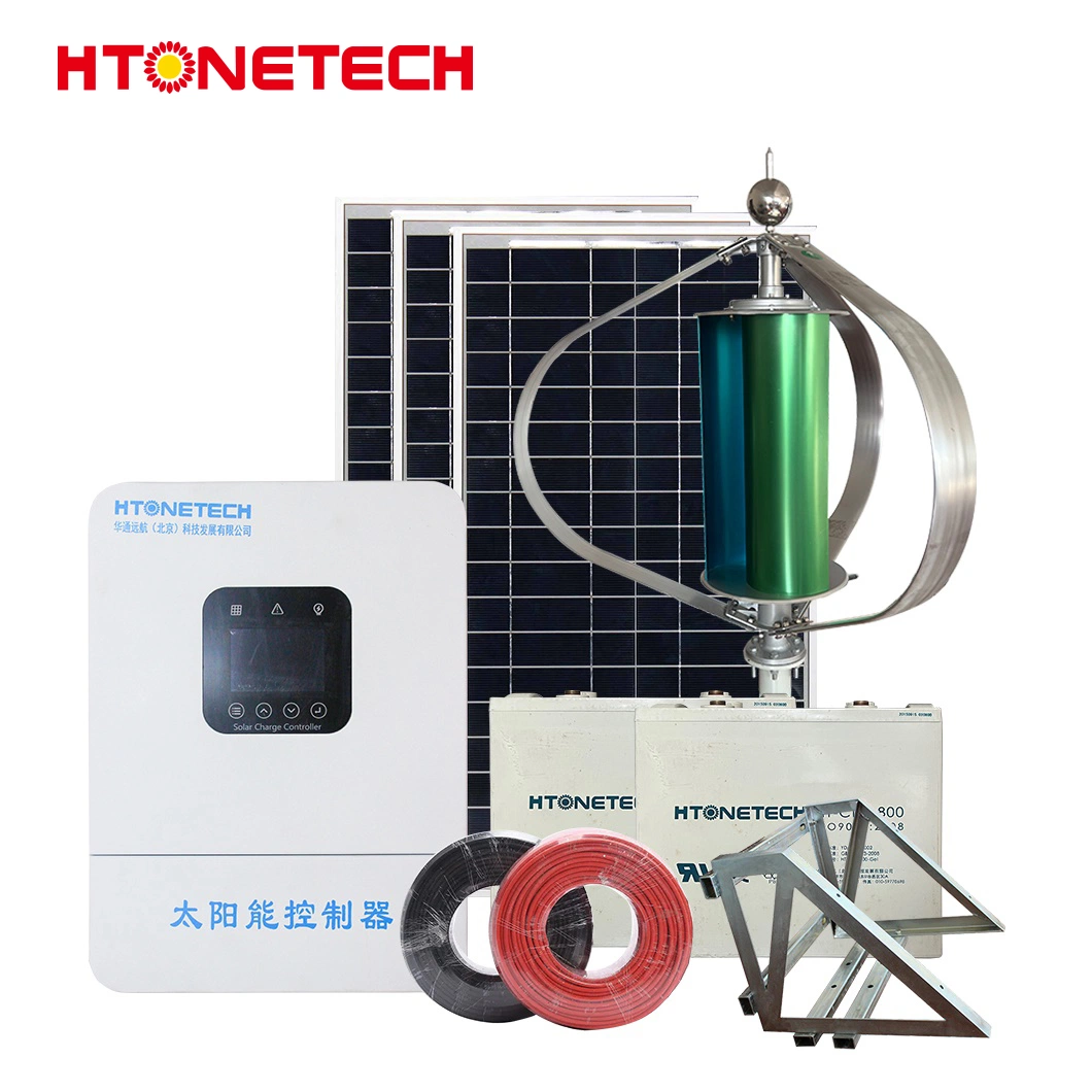 Htonetech Solar Panel Mono 475 Watt Mayorista/Proveedors 12000mAh sistema Solar Energía Eléctrica China sistema de Energía Solar híbrida con 500 Generador de viento Watt