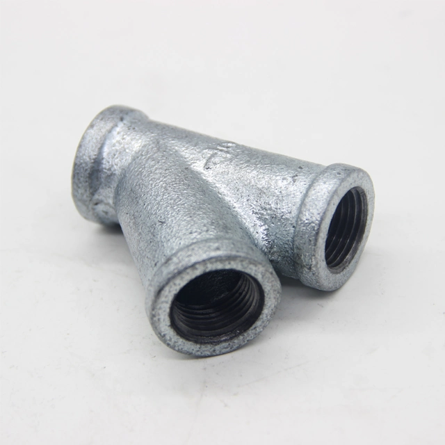 Plumbing 3/4" Malleable Iron Tee Equal Lateral Y Branches Pipe Fittings