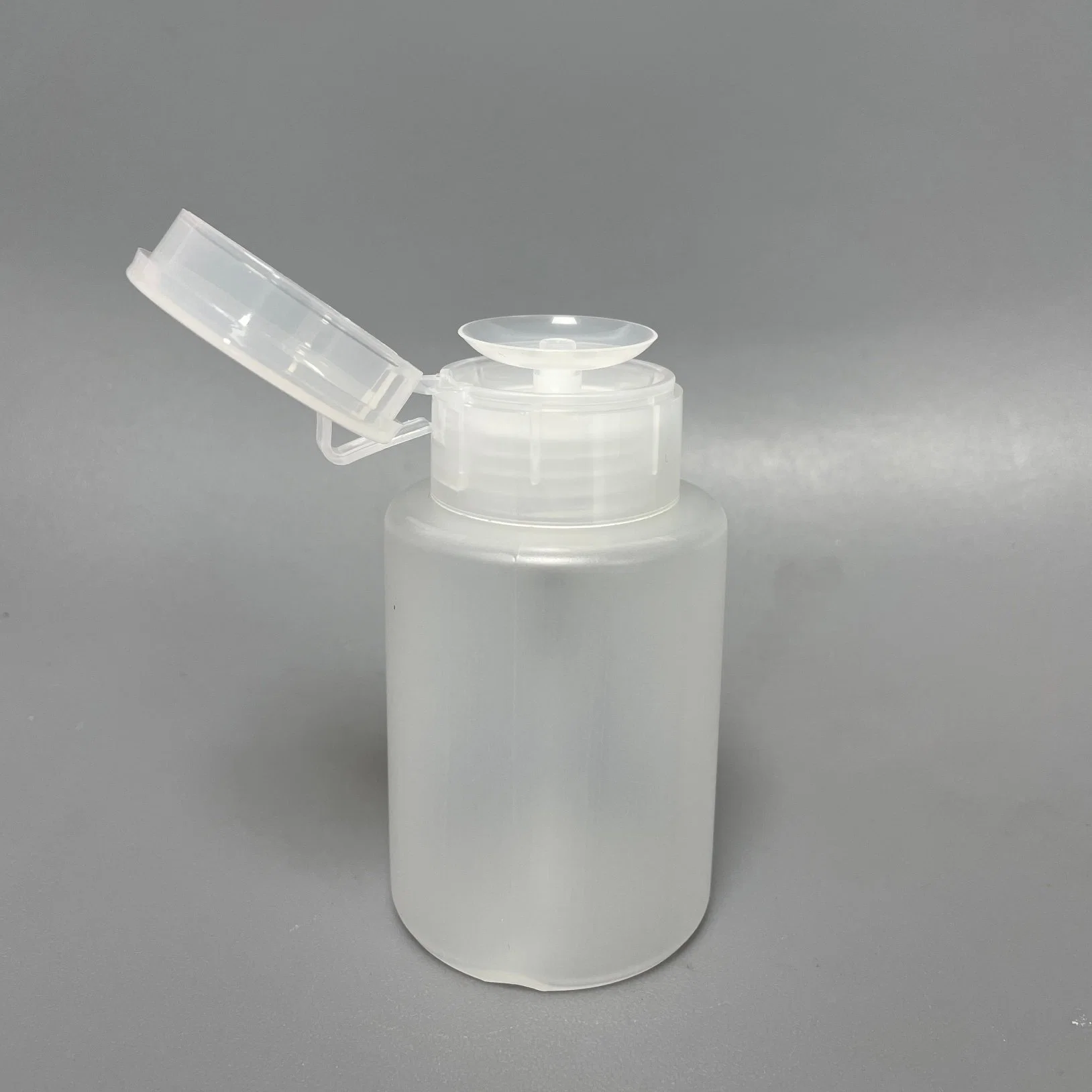 Clear 100ml/120ml/150ml/200ml Different Capacity Nail Cleaning Washing Pump Bottle