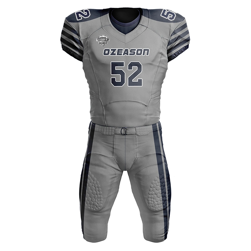 Grossista poliéster Quick Dry American Football Uniform High Quality Blank Camisolas de futebol americano