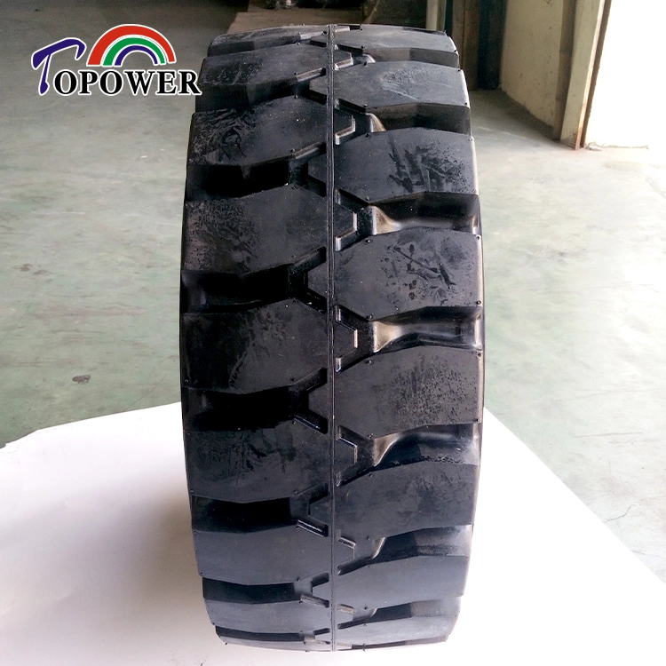 Solid Tyre for Electric Forklift 27X10-12 High Loader Wheel Tire