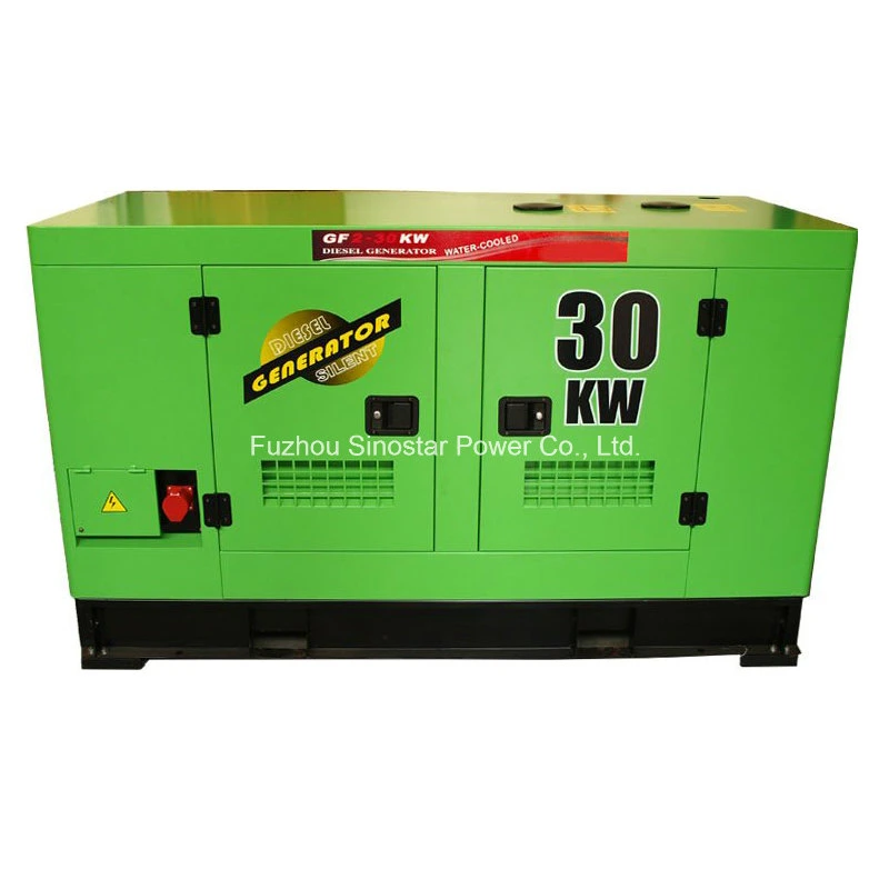 Soundproof Type 30kw Diesel Generator Set with Ricardo Engine