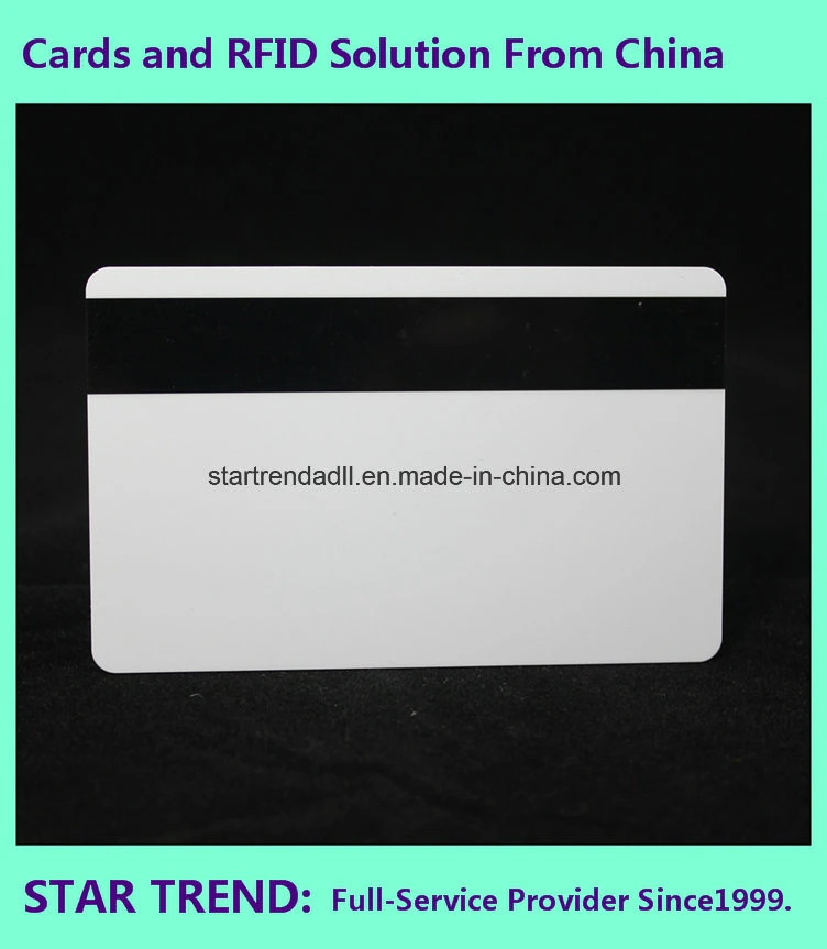 Loco Magnetic Stripe PVC Card /Plain White 30mil for Whoesale