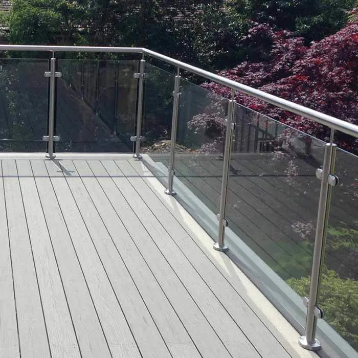 Outdoor Balcony Aluminum Stainless Steel Baluster Glass Railings