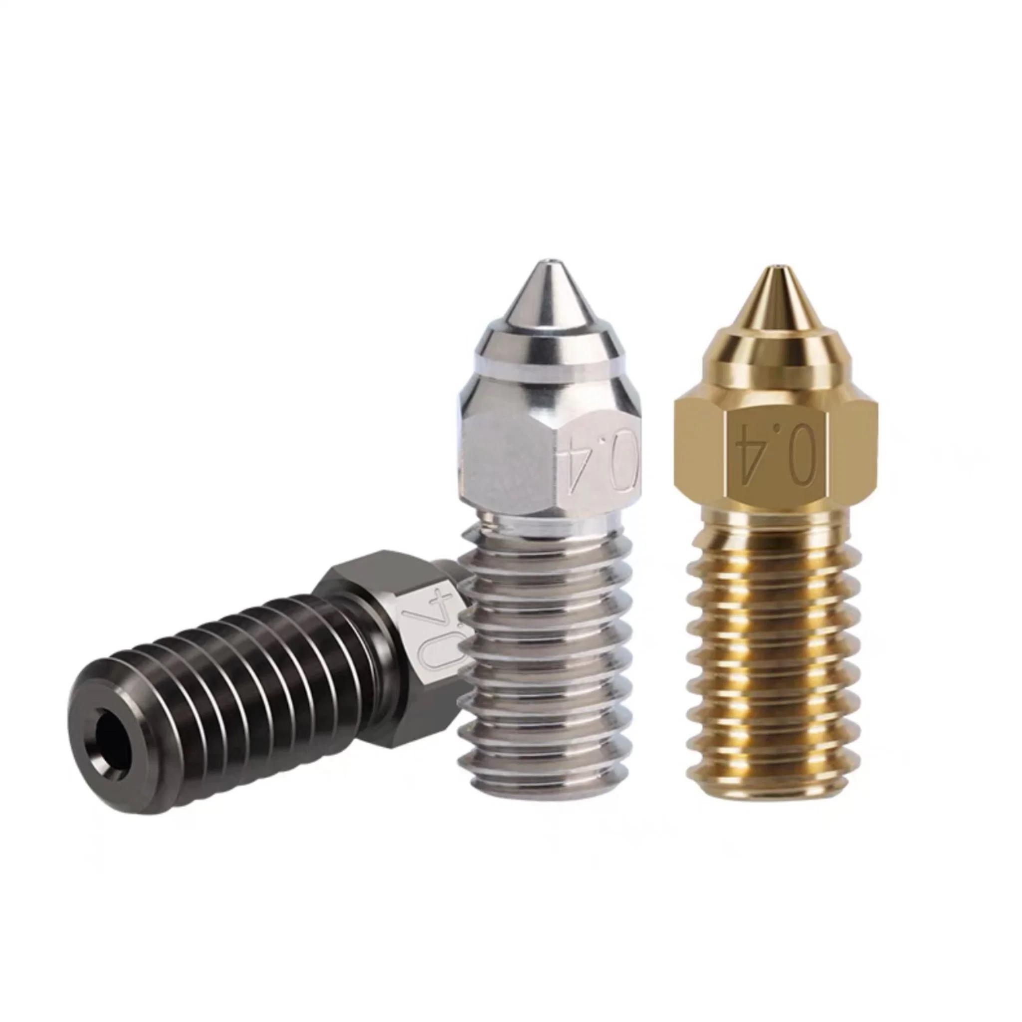 Factory Hot Selling 3D Printer Accessories Elegoo Neptune 4 Special Brass Nozzle High Flow Hard Steel Nozzle 1.75mm