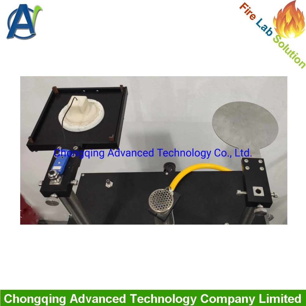 En 367 e ISO 9151 Instrumento de prueba para la transmisión del calor sobre la exposición a las llamas