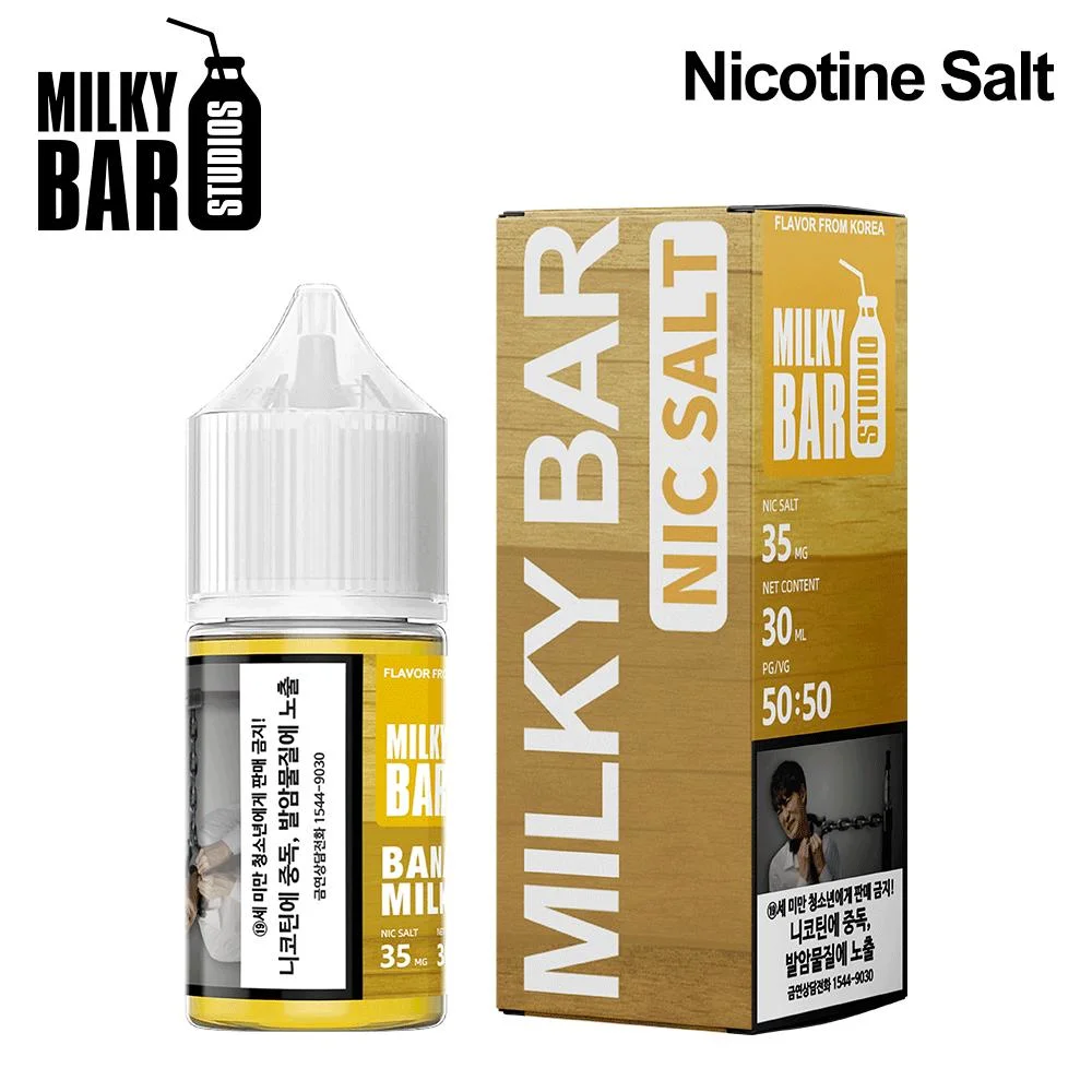 Milky Bar OEM / ODM 30ml 35mg de nicotine Vape e liquide de jus de fruits