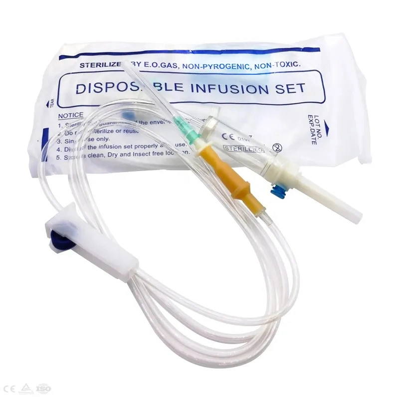 Melhores preços Disposable Medical Sterile Universal Infusion Apparatus Flow regular Conjunto de gotejamento de infusão de ponto IV de injeção de glicose líquida