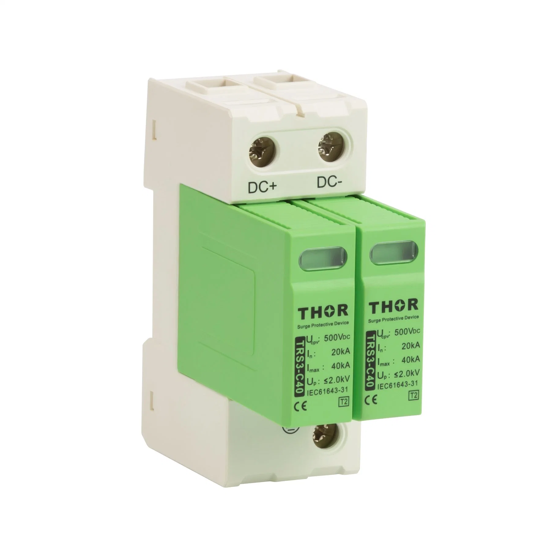 T1+T2 7ka 1000V DC Surge Surge Protection