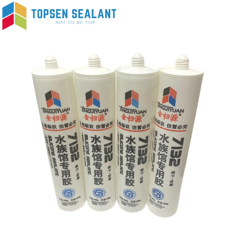 Acetoxy Cure Transparent Waterproofing Silicone Adhesive Sealant for Aquarium Use