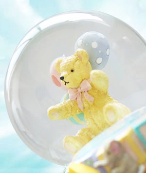 Auditoría de Nbcu Globo de Nieve personalizada Oso Snowglobe Música para niños