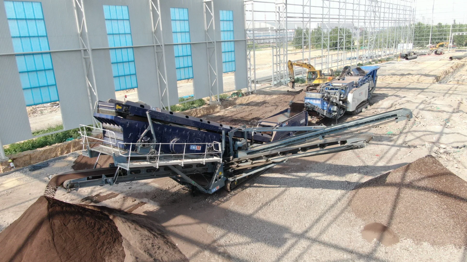 450t/H Stone Crushing Plant Aggregates & Sand Making Production Line