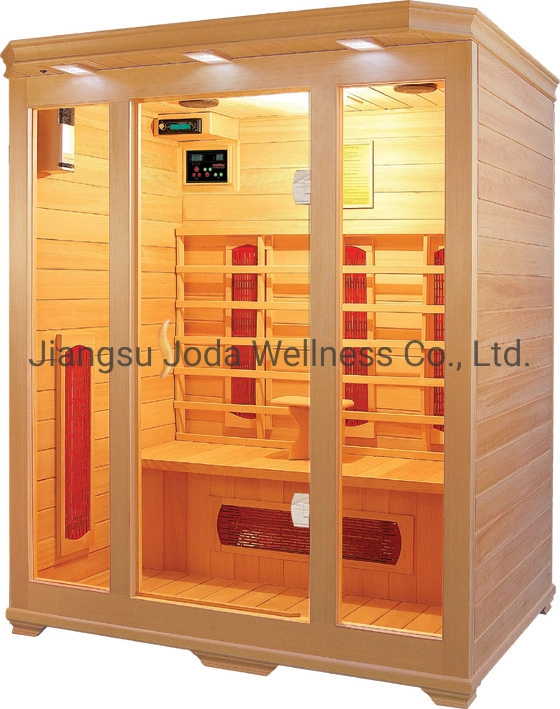 Home sala de sauna Carbon Panel Calefactor sauna de infrarrojos para 3 personas