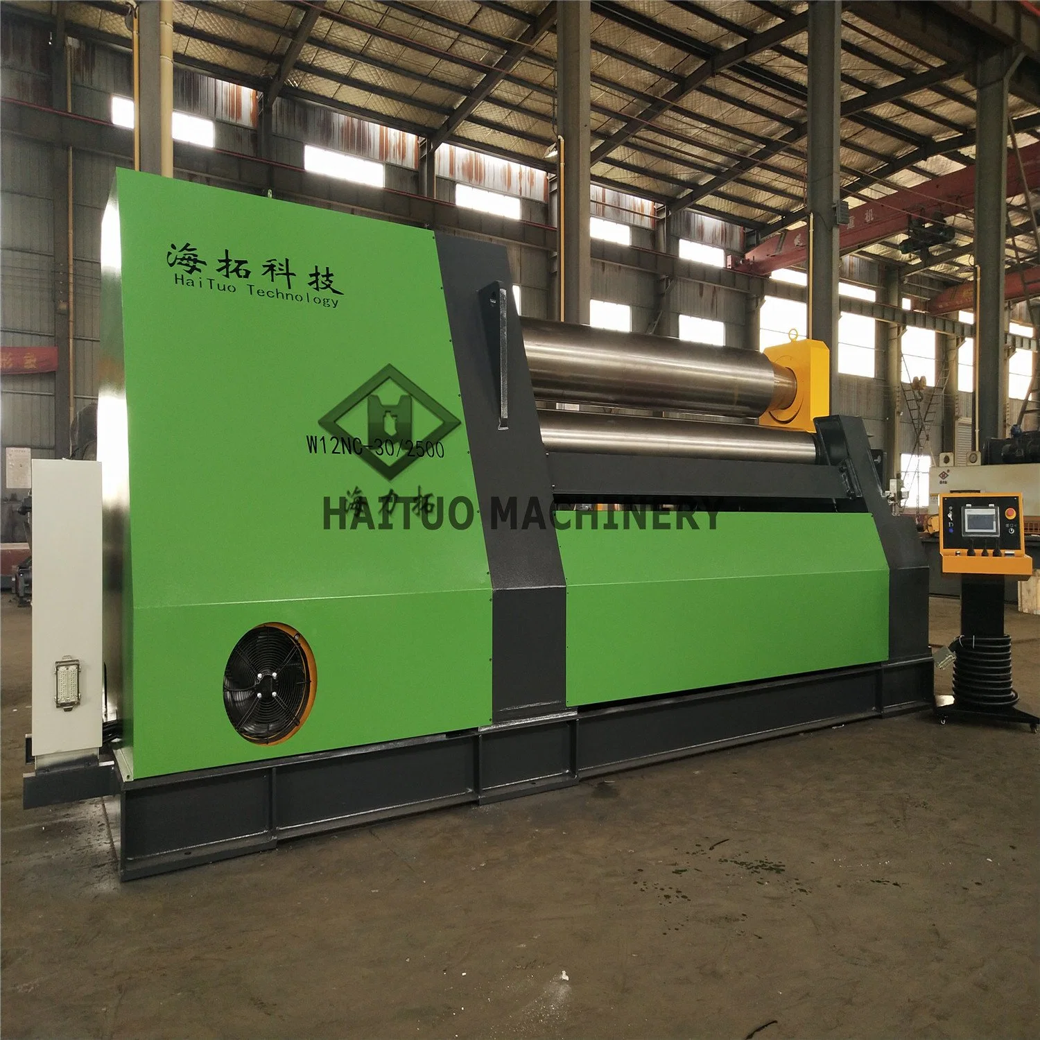 Sheet Metal W12 4 Rolls Bending Machine Rolling Machine Training and Testing